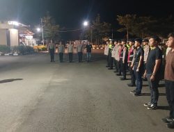 Polres Tulang Bawang Gelar Apel Siaga Malam, Puluhan Personel Disiagakan Antisipasi Gangguan Kamtibmas