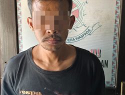 Pelaku Curat Diringkus URC Polsek Baradatu Usai bobol Sekolah dan Gasak Chromebook Senilai Rp30 Juta,