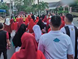 Jalan Sehat Meriahkan HUT ke-81 RI di Kemiling Permai, Warga Antusias Ikuti Kegiatan Berhadiah